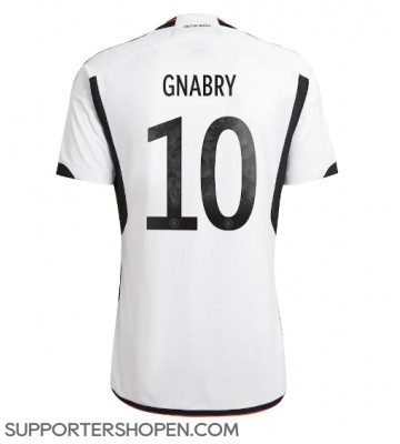 Tyskland Serge Gnabry #10 Hemma Matchtröja VM 2022 Kortärmad